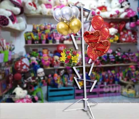 Exhibidores para Flores o Globos